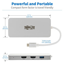 Acheter Hub USB Eaton U442-DOCK12-S Argenté