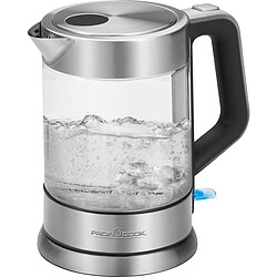 Bouilloire Électrique en Verre,1,5 L, sans Fil, Verre sans BPA, 2200, , Proficook, WKS1107