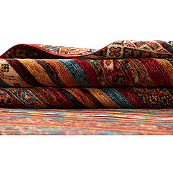 Vidal Tapis de laine 292x250 rouge Torkman