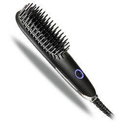 Chrono Brosse à lisser la barbe avec affichage LED et fonction de chauffage MCH(Rose)