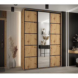 Abiks Meble Armoire DAVOS 5 À Portes Coulissantes 235,2/170/60 3 Portes