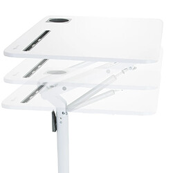 Table assis-debout STAND VM-SU I blanc hjh OFFICE pas cher