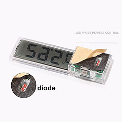 réservoir de poissons aquarium thermomètre jauge de température compteur 3d lcd numérique or