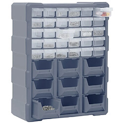 vidaXL Organisateur multi-tiroirs avec 39 tiroirs 38x16x47 cm