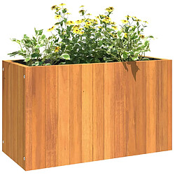 Avis vidaXL Jardinière 59x27,5x35 cm bois massif d'acacia