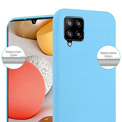 Cadorabo Coque Samsung Galaxy A42 4G Etui en Bleu pas cher