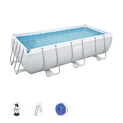 Piscine Hors-sol Tubulaire Bestway Power Steel 404x201x100 cm Filtre à Sable de 3.028 litres/heure