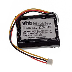 vhbw batterie compatible avec tonies Toniebox haut-parleurs, enceintes (2200mAh, 3,6V, NiMH)