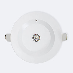 Acheter Ledkia Éclairage de Secours LED Encastrable 120lm Non Permanent Rond Coupe Ø95 mm 2 W