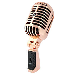 Yonis Microphone Classique Vintage En Métal 18cm