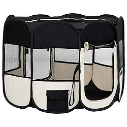 Avis Helloshop26 Parc pour chiens pliable avec sac de transport 90 x 90 x 58 cm noir 02_0001734