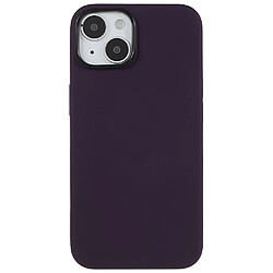 Coque en silicone magnétique, anti-chute, anti-rayures pour votre iPhone 14 Plus - violet