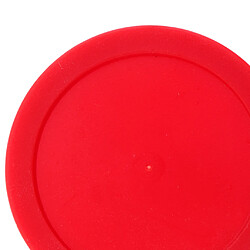 Avis 5 pièces 62mm air hockey remplacement des rondelles pour les tables de hockey sur l'air grandeur nature rouge