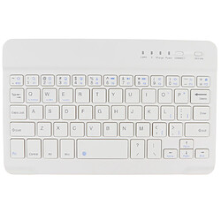 slim clavier bluetooth sans fil pour imac ipad téléphone Android 7/9 / 10,1 pouces 7 pouces blanc