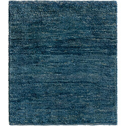 Avis Vidal Tapis de laine 50x45 Bleu Gabbeh