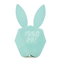 MOB Réveil fun intelligent Cutty Clock Turquoise