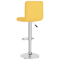 Acheter vidaXL Tabouret de bar Jaune moutarde Tissu