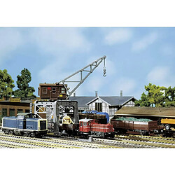 Modélisme ferroviaire HO - Faller Hobby : Grue portique Epoque III 1946/1977