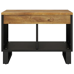 Avis Maison Chic Table basse,Table Console Table d'appoint, Table pour salon 55x50x40 cm bois de manguier massif -MN69586