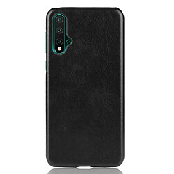 Wewoo Coque PC antichoc Litchi Texture PC + PU pour Huawei Nova 5 / Nova 5 Pro noir