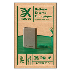 Acheter X-Moove Powerbank 10000mAh PowerEco en Fibre de Blé Beige