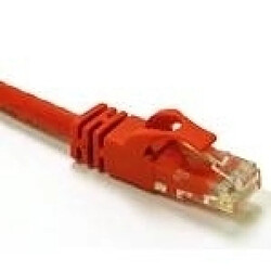 Cables To Go C2G 0.5m Cat6 Snagless CrossOver UTP Patch Cable câble de réseau 0,5 m Rouge