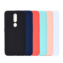 Wewoo Coque Souple Pour étui en TPU OPPO F11 Pro Candy Color Blanc pas cher