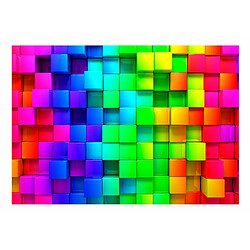 Artgeist Papier peint - Colourful Cubes [250x175]