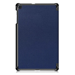 Avis Etui en PU triple pli avec support bleu foncé pour votre Samsung Galaxy TAB A 10.1 2019 SM-T510/SM-T515