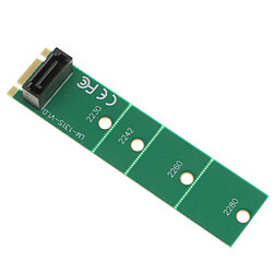 Acheter Carte de Conversion NGFF vers SATA Adaptateur Carte Riser Express NGFF Carte Mère Pour Ordinateur