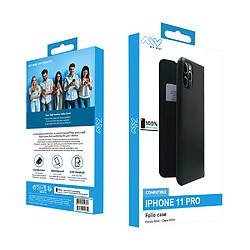 Avis My Way Myway Étui pour Apple iPhone 11 Pro Modèle Folio Case avec Emplacement de Carte Noir