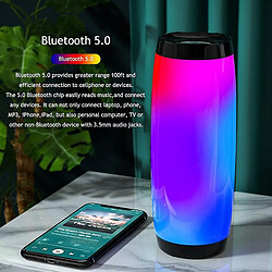 Avis Universal Haut-parleurs portables Bluetooth colonne sans fil Bluetooth haut-parleur puissant high boombox basse basse hifi tf fm radio avec lumière LED