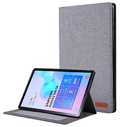 Wewoo Housse Coque Pour Galaxy Tab S6 / T860 / T865étui en cuir avec rabat horizontalétui supportfentes cartes et fente stylo gris