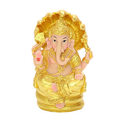 Collection Résine Ganesha Figurine Éléphant Hindou Dieu Bouddha Statue Maison Salon Mandir Diwali Décor Sculpture pour Tableau de Bord de Voiture