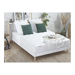 Idliterie Ensemble Matelas Ressorts 5 Zones ETOILE + Sommier - Made in France