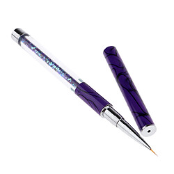 Polygel Liner Art Liner Pinceau Gel UV Acrylique Peinture Vernis Stylo Violet pas cher