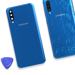 Acheter Samsung Vitre arrière pour Samsung Galaxy A50 Original Service Pack Bleu