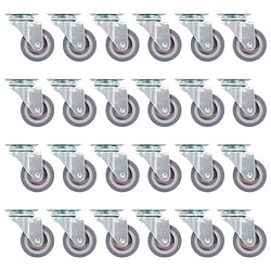 vidaXL 96 pcs Roulettes pivotantes 50 mm