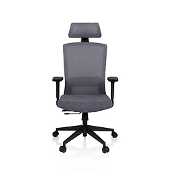 Chaise de bureau / Chaise pivotante CAPTIVO Tissu maille Gris hjh OFFICE 