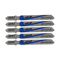 WOLFCRAFT Lot de 5 Lames de scie sabre Bosch HSS - 5 cm