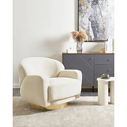 BELIANI Fauteuil LEJRE - Beige clair