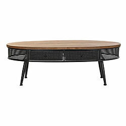 Acheter Table Basse DKD Home Decor Marron Noir Métal Sapin 120 x 58 x 42 cm