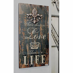 Paris Prix Patère Murale 5 Crochets Love Life 60cm Naturel