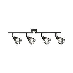 Beliani Lampe murale Plafonnier GOLOK Métal Noir