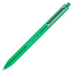 Stylo bille Pentel IZEE rétractable pointe 1 mm - écriture large - vert