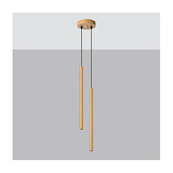 Luminaire Center Suspension Pastelo Acier Or