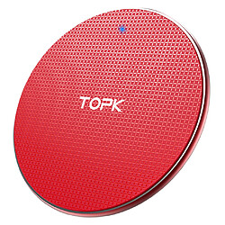 Avis Chargeur Sans Fil Fast Qi Charging Pad Pour Iphone Samsung Sans Adaptateur Secteur Rouge