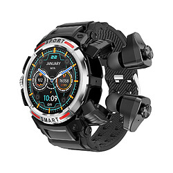 Yonis Montre Connectée 2en1 Bluetooth 5.2 IP67 Autonomie 50j