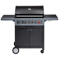 Barbecue Gaz Boston Black 4 K Turbo - ENDERS - Avec SWITCH GRID- 1 Turbo Zone - 1 brûleur arrière infrarouge et latéral