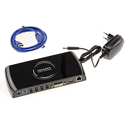 Kalea-Informatique STATION USB 3.0 vers HUB USB / GIGABIT ETHERNET / DVI / HDMI / AUDIO